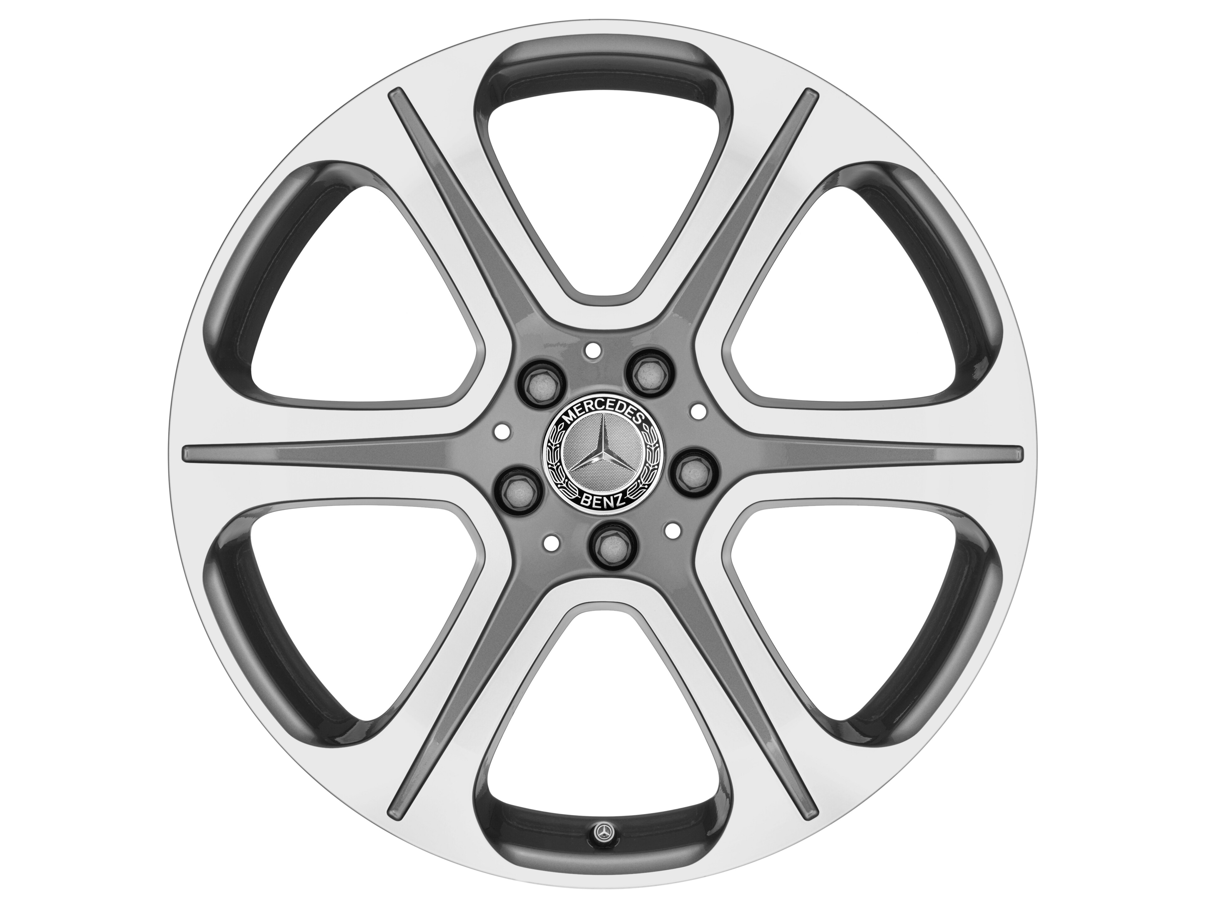 6-Speichen-Rad, 48,3 cm (19 Zoll), glanzgedre