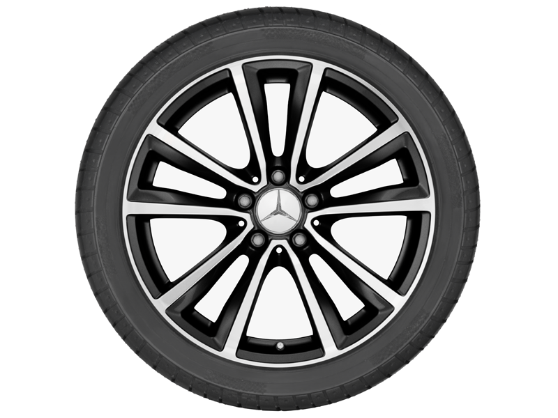 Original Mercedes-Benz 18 Zoll 5-Doppelspeichen-Rad schwarz 