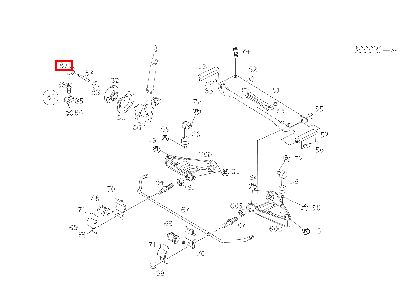 DICHTKAPPE RADL RADLAGER VORN GLC 300 de 4MATIC 254