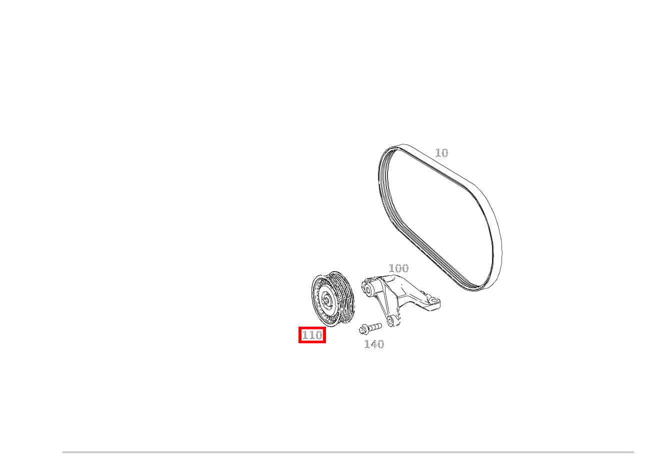 Umlenkrolle CLS 350 SB 4Matic 218 Umlenkrolle CLS 350 SB 4Matic 218