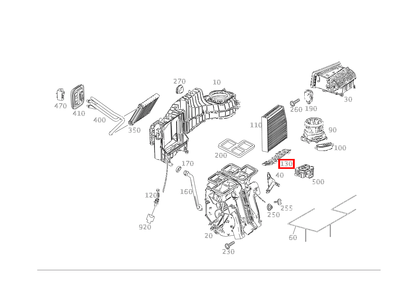Abdeckklappe KOMBIFILTER CLA 250 4MATIC Coupé 117