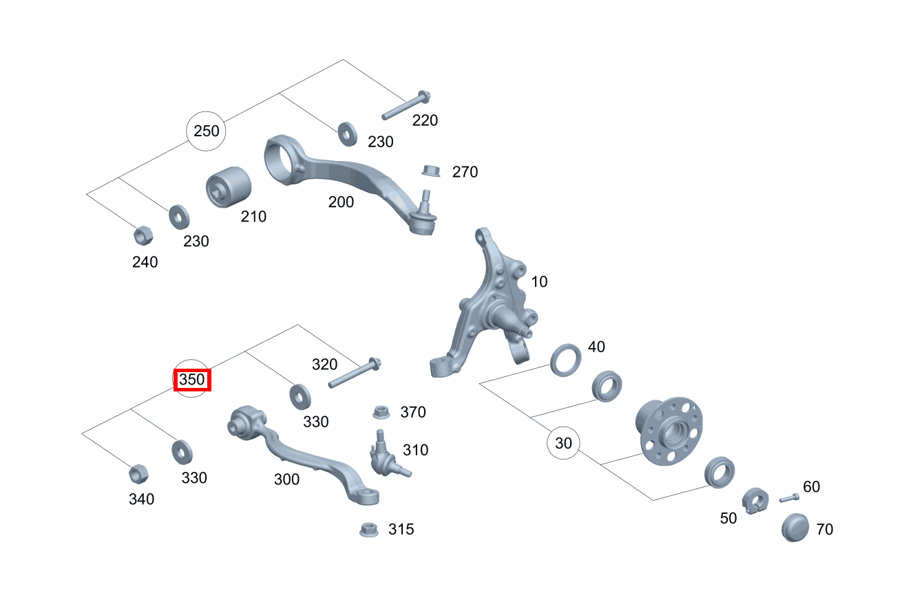 TEILESATZ STELLSCHRAUBE NUR FUER EINSTELLARBEITEN E 220 CDI T-Modell 253
