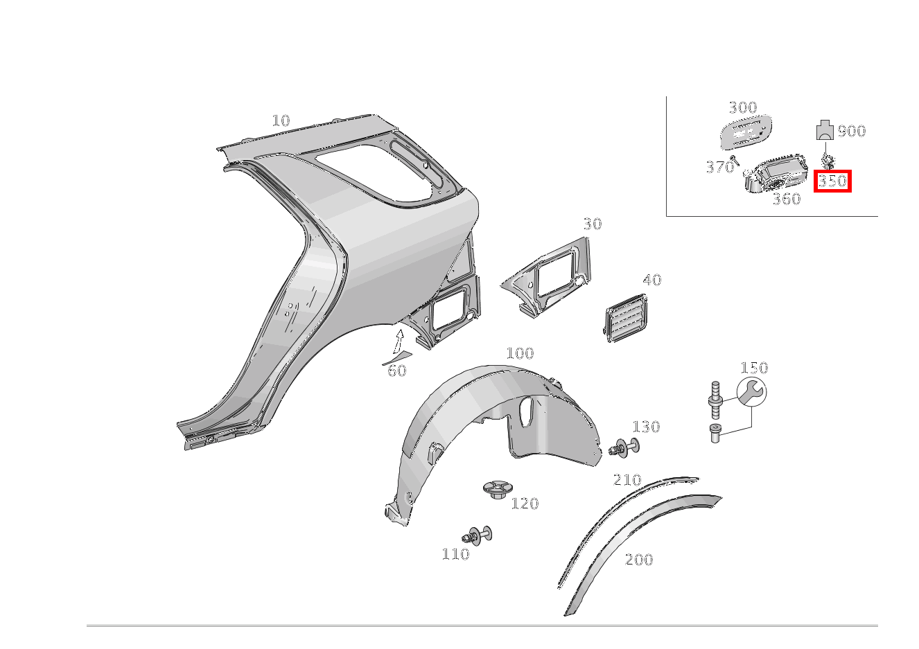 ZENTRALVERRIEGEL.STELLER TANKKLAPPE GLE 350 4MATIC 166