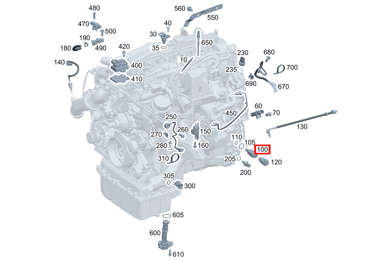 HYDRAULIK-WEGEVENTIL Ventil an Kurbelgehäuse V 220 d EDITION Kompakt 460 HYDRAULIK-WEGEVENTIL Ventil an Kurbelgehäuse V 220 d EDITION Kompakt 460