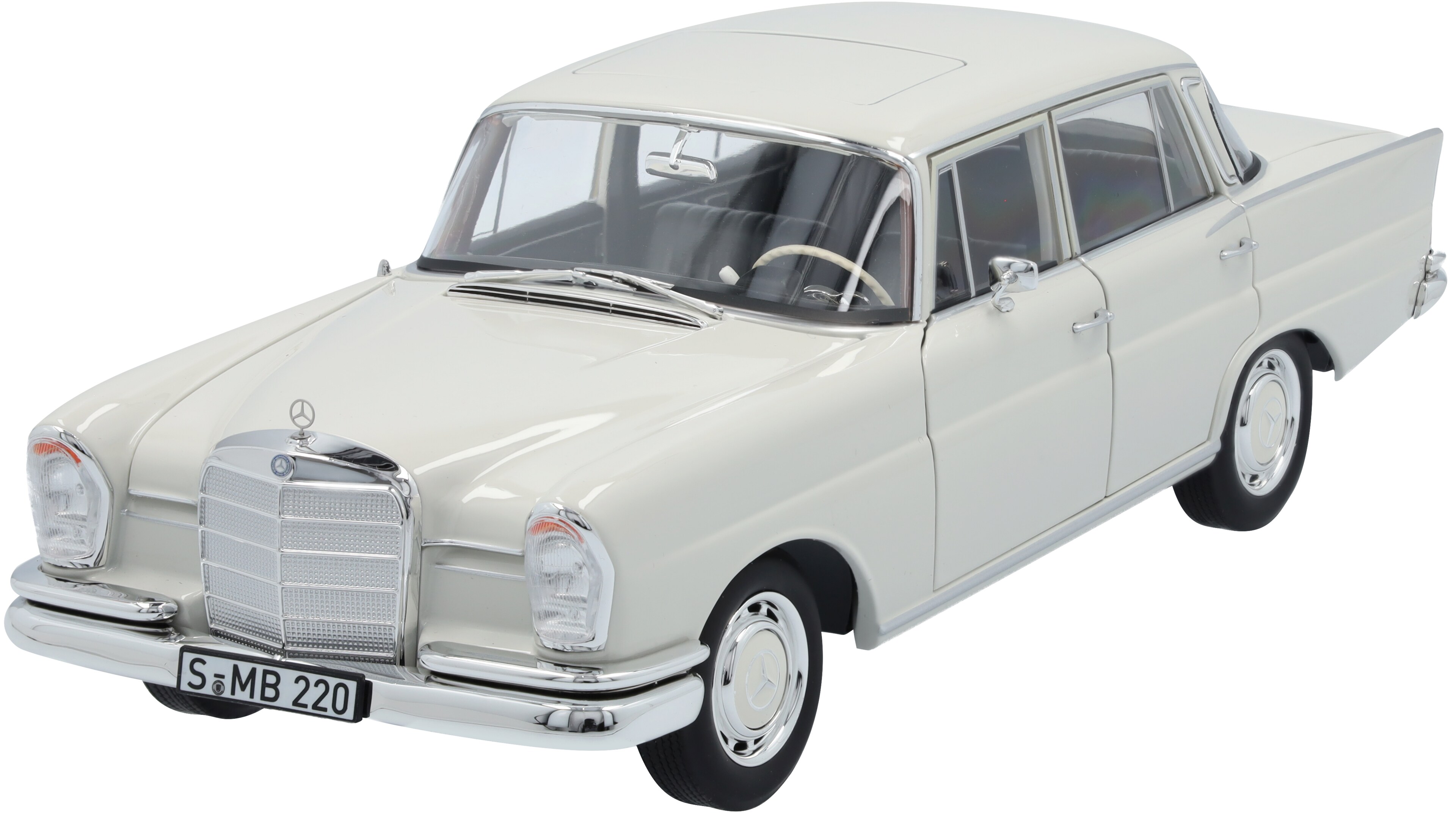 Mercedes-Benz - 220 S W 111 (1959-1965) weißgrau, Norev, 1:18