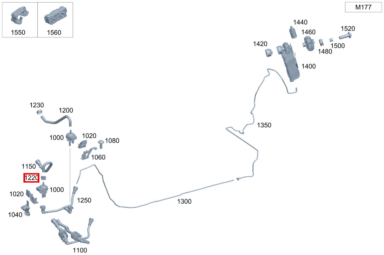 Schlauchschelle Regenerierleitung; 13-14.5 MM Mercedes-AMG C 63 T S 205 Schlauchschelle Regenerierleitung; 13-14.5 MM Mercedes-AMG C 63 T S 205
