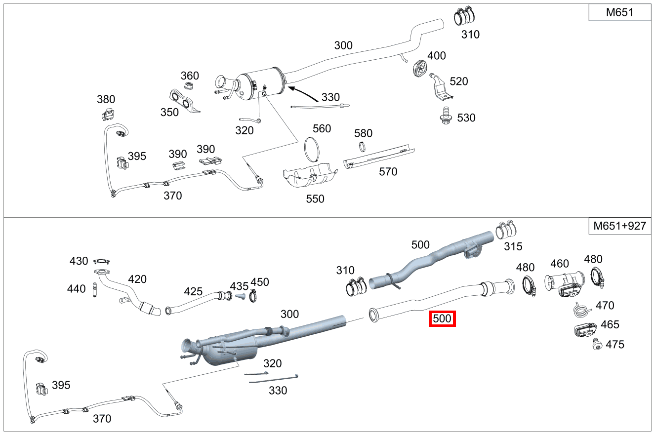 Abgasanlage MITTE, MIT ABGASKLAPPE A 220 d 4MATIC PEAK 176 Abgasanlage MITTE, MIT ABGASKLAPPE A 220 d 4MATIC PEAK 176