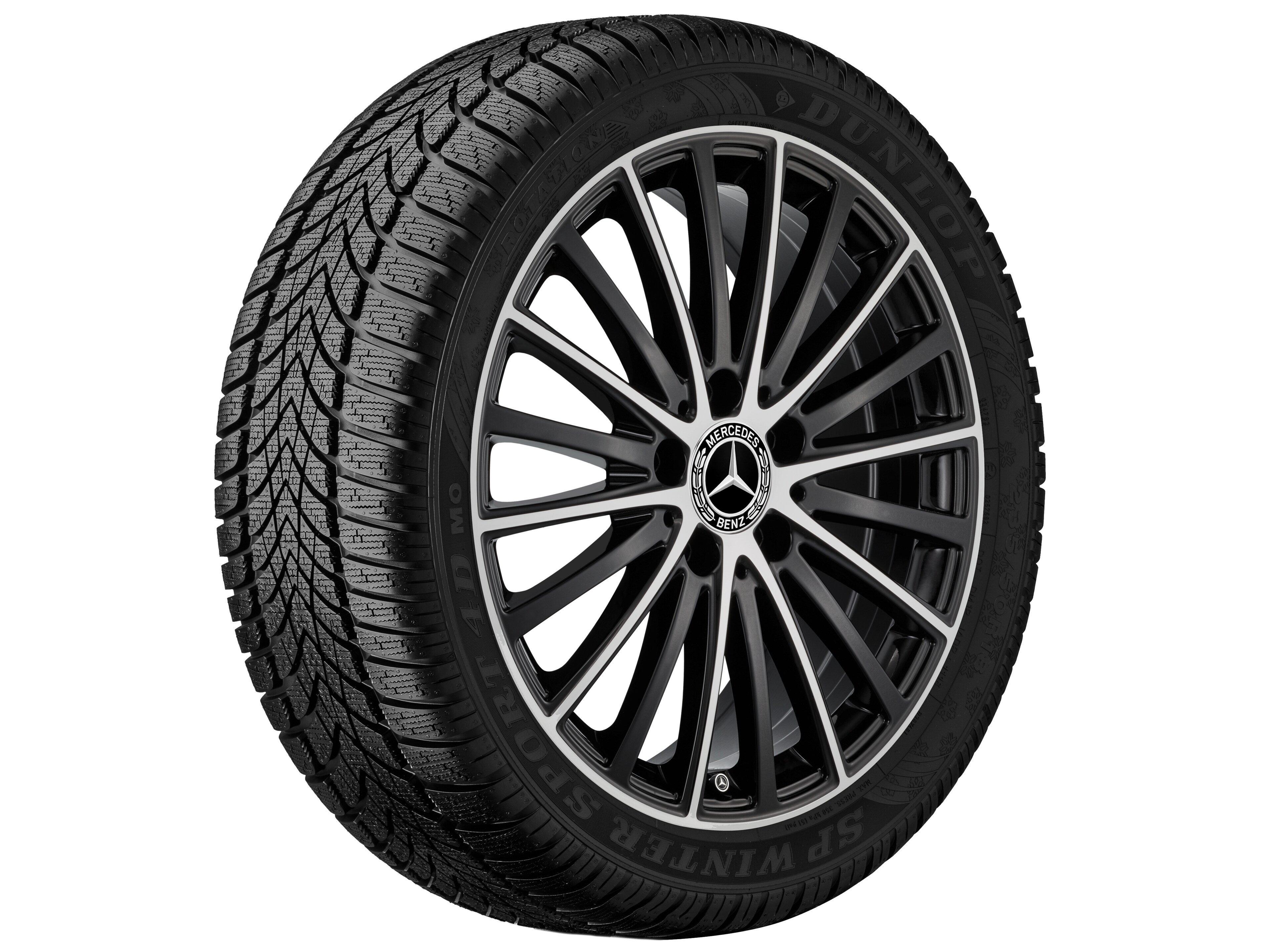 Mercedes-Benz - Vielspeichen-Rad, 43,2 cm (17 Zoll), glanzged Vielspeichen-Rad, 43,2 cm (17 Zoll), glanzged