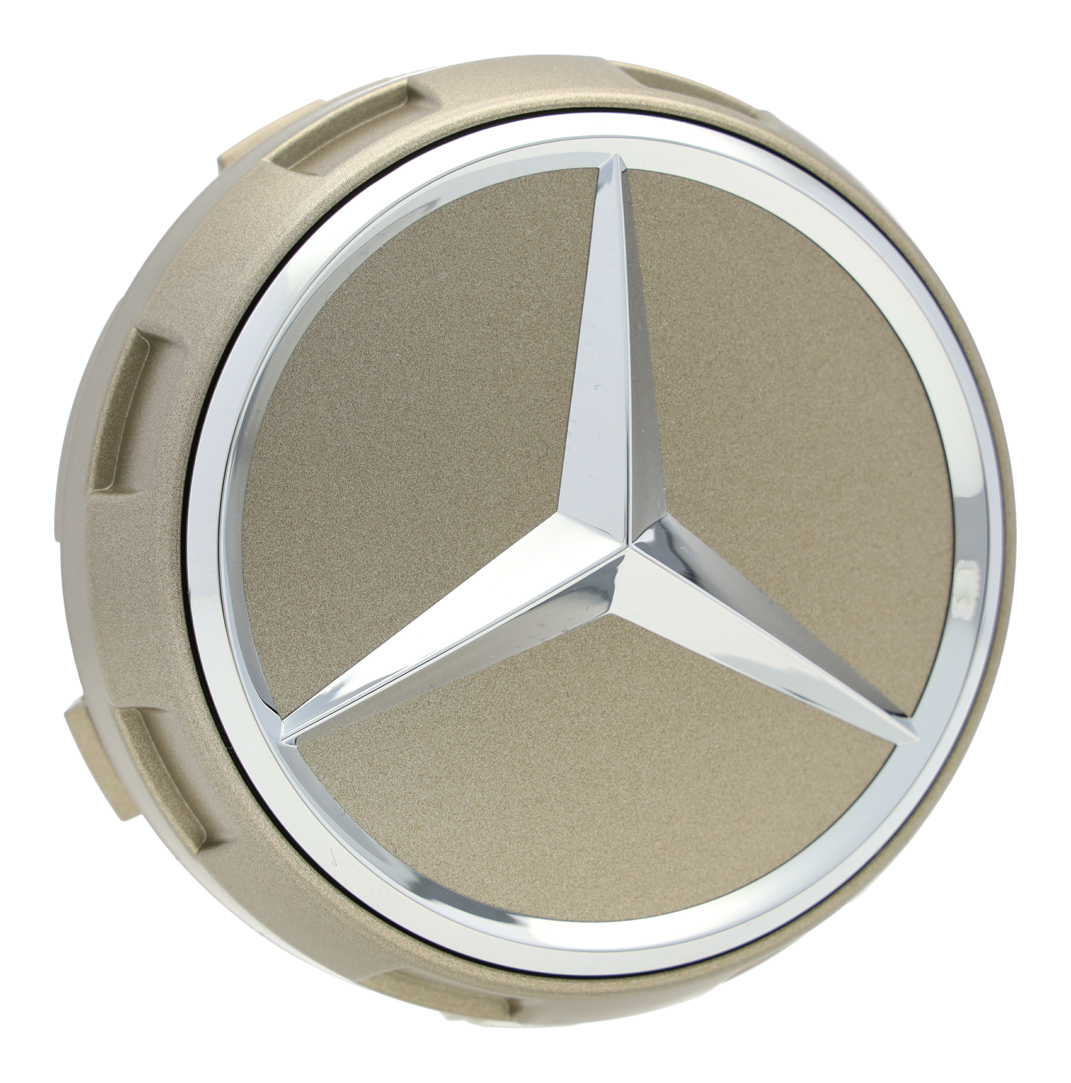 Mercedes-Benz -  AMG Radnabenabdeckung, im Zentralverschlussdesign goldfarben
