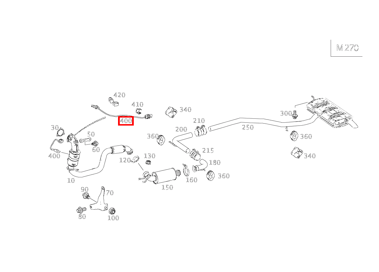 Lambdasonde NACH KATALYSATOR B200 NGD 242