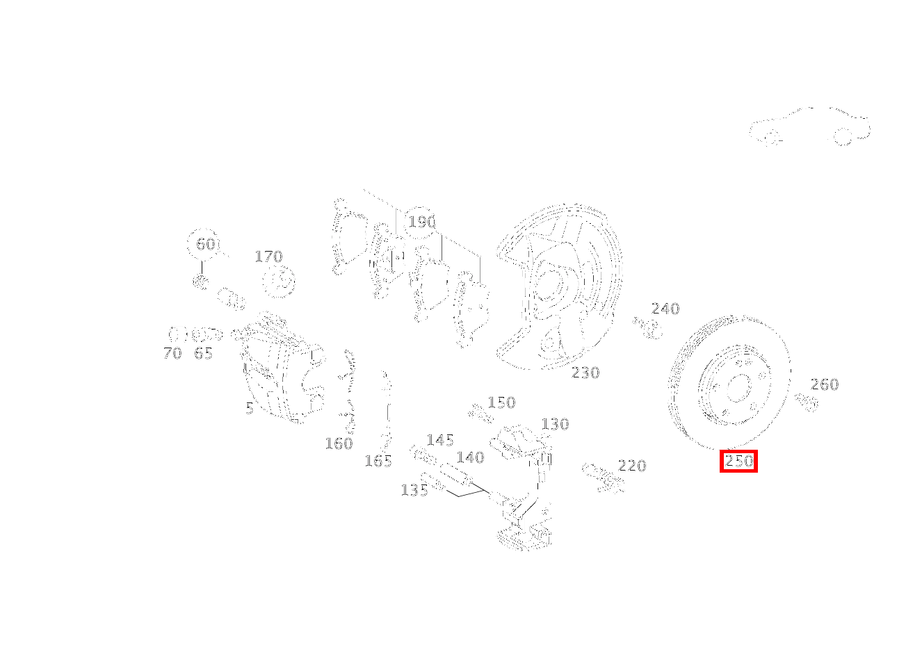 Bremsscheibe LINKS E55 AMG E 55 AMG Limousine 210 Bremsscheibe LINKS E55 AMG E 55 AMG Limousine 210