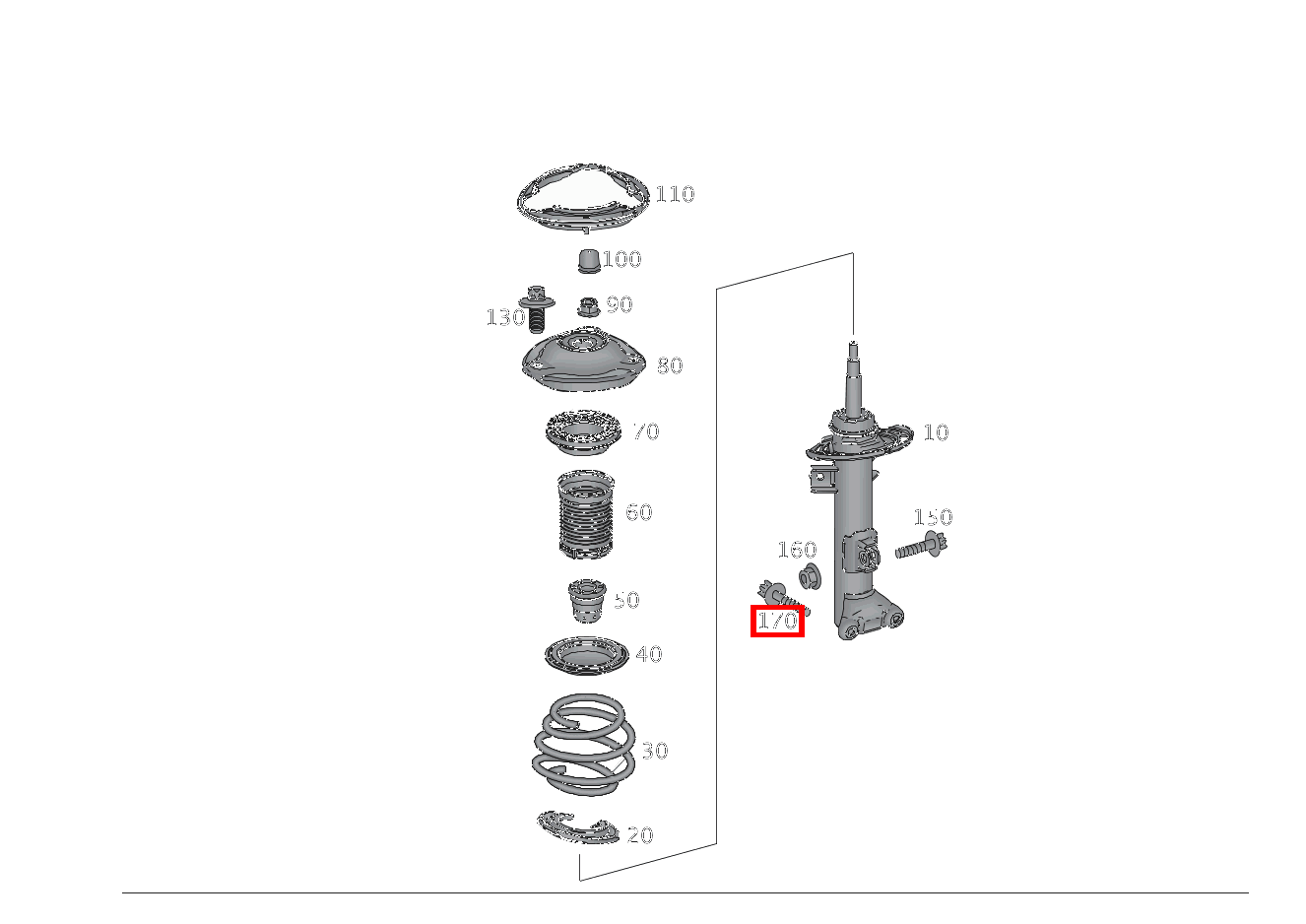 Kombi-Schraube FEDERBEIN AN ACHSSCHENKEL UNTEN; M12X20 SLK55 AMG 172 Kombi-Schraube FEDERBEIN AN ACHSSCHENKEL UNTEN; M12X20 SLK55 AMG 172