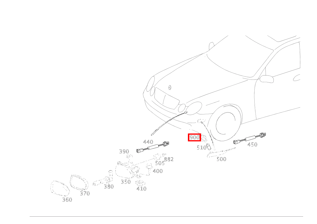 Lampenfassung BLINK- UND SEITENMARKIERUNGSLEUCHTE RECHTS E6/4 E280CDI SONDERAUFB 211 Lampenfassung BLINK- UND SEITENMARKIERUNGSLEUCHTE RECHTS E6/4 E280CDI SONDERAUFB 211