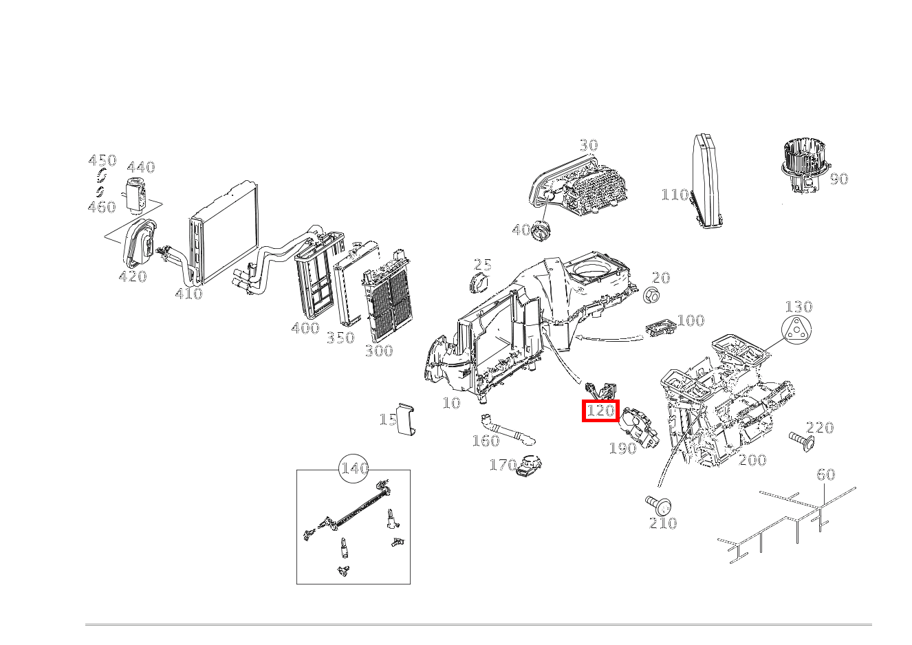 Temperatursensor VERDAMPFER Mercedes-AMG GT Roadster 190