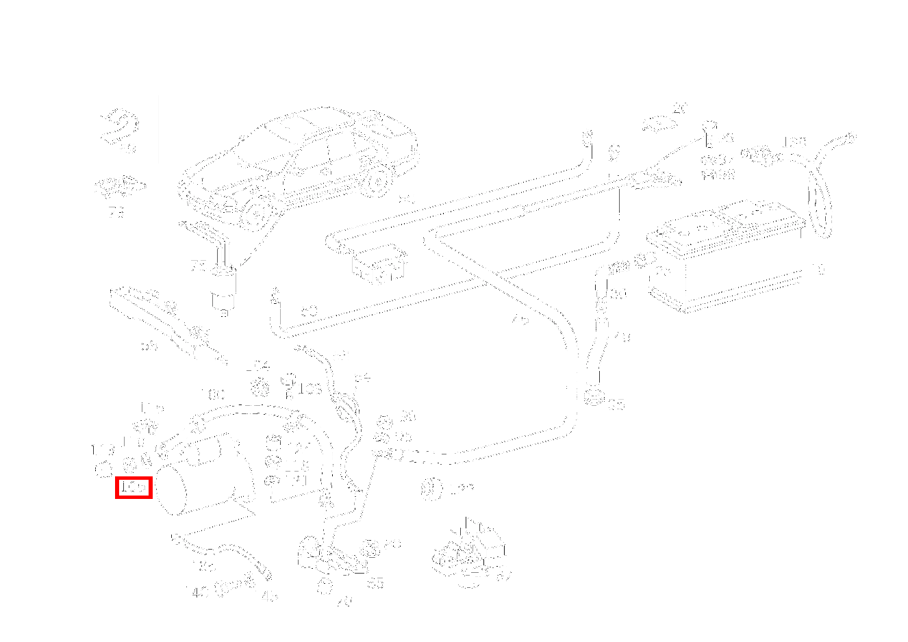 Sechskantmutter LEITUNG AN STARTER KLEMME 30; M8-10 C 230 220 Sechskantmutter LEITUNG AN STARTER KLEMME 30; M8-10 C 230 220