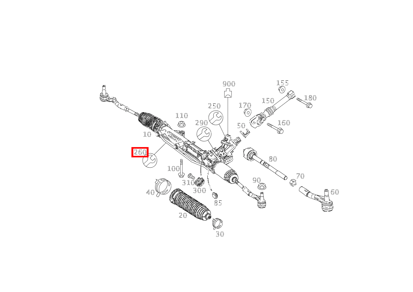 REP.SATZ LENKGETRIEBE REPARATURSATZ FUER OELLEITUNGEN C 180 205 REP.SATZ LENKGETRIEBE REPARATURSATZ FUER OELLEITUNGEN C 180 205