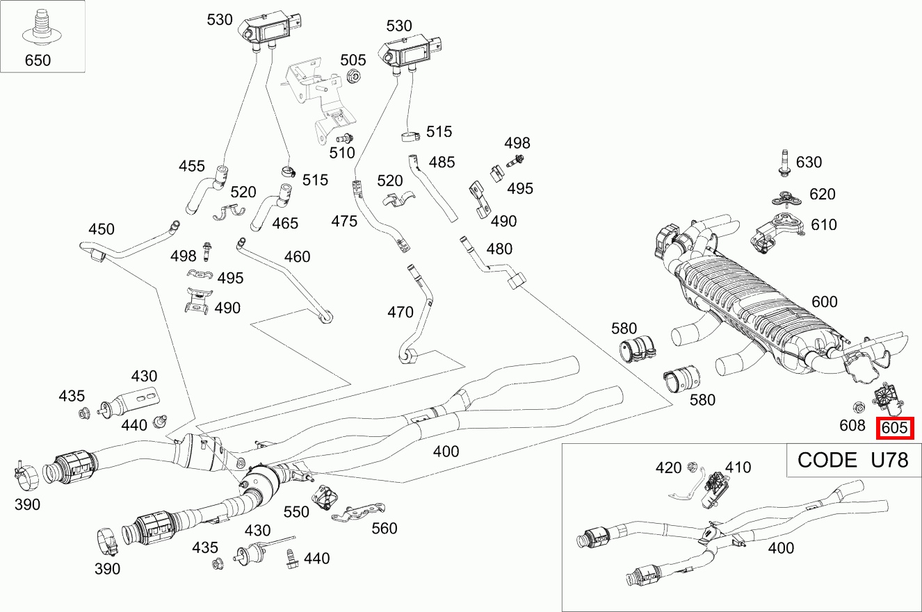 Aktuator Hinten links Mercedes-AMG GLS 63 4MATIC+ 167