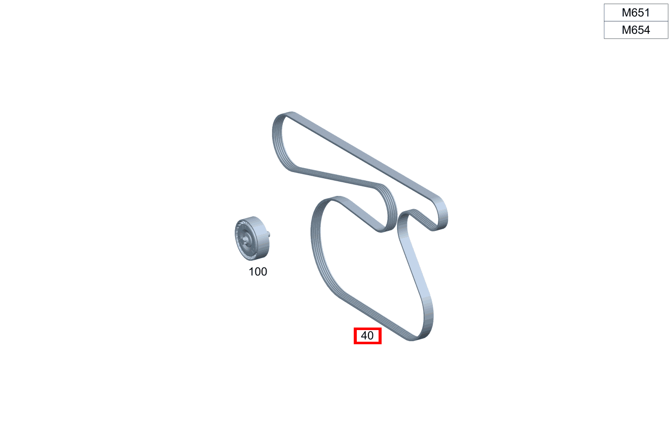 Keilrippenriemen 21.36X1641 207