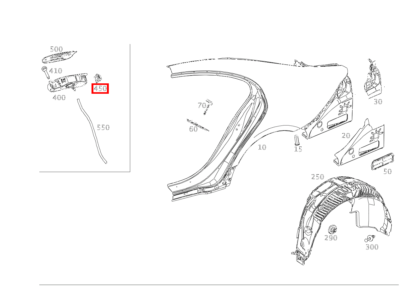 ZENTRALVERRIEGEL.STELLER ZENTRALVERRIEGELUNG Mercedes-AMG CLS 53 4MATIC+ 257