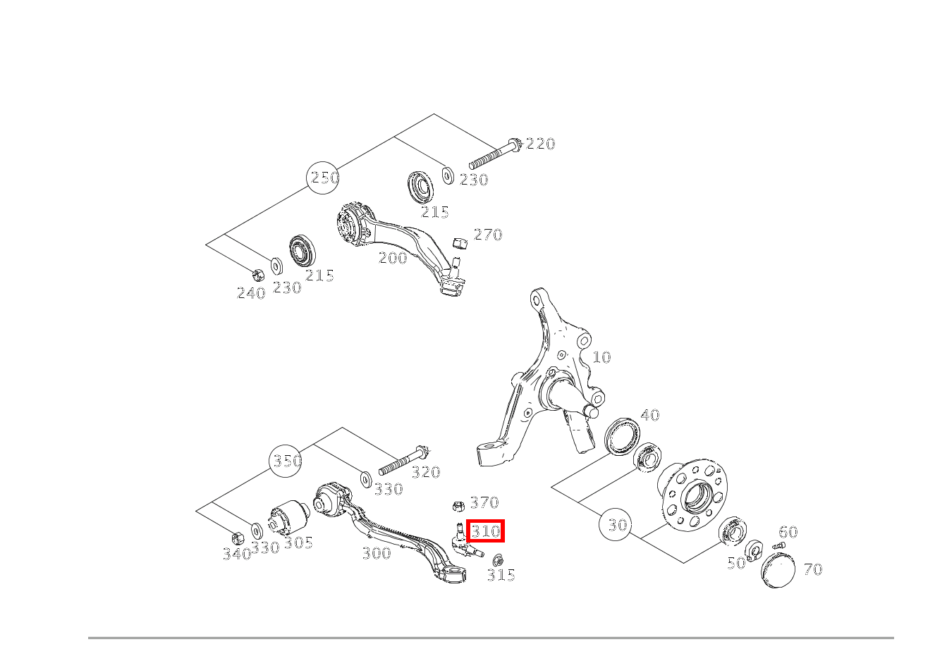 TRAGGELENK QUERSTREBE AN ACHSSCHENKEL, RECHTS CLS63AMG S 218 TRAGGELENK QUERSTREBE AN ACHSSCHENKEL, RECHTS CLS63AMG S 218