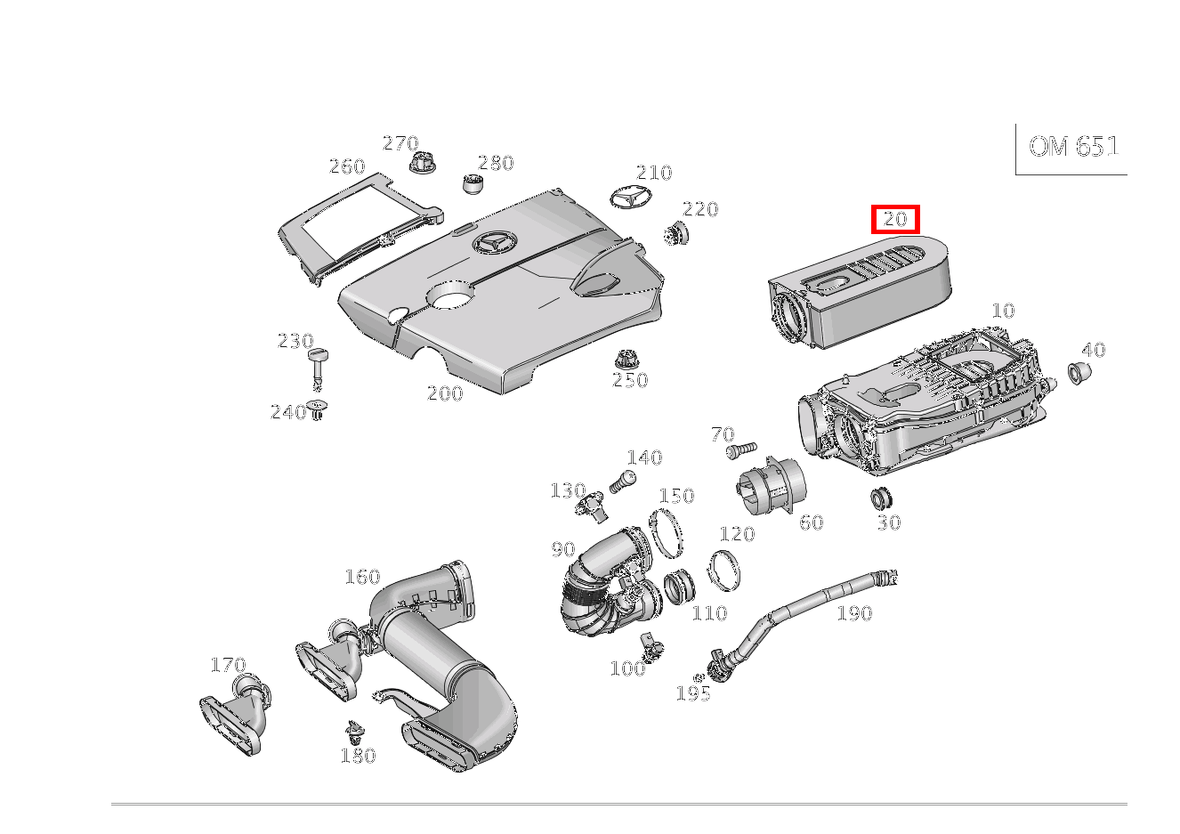Luftfiltereinsatz DAEMPFERFILTER ML 250 BT 166