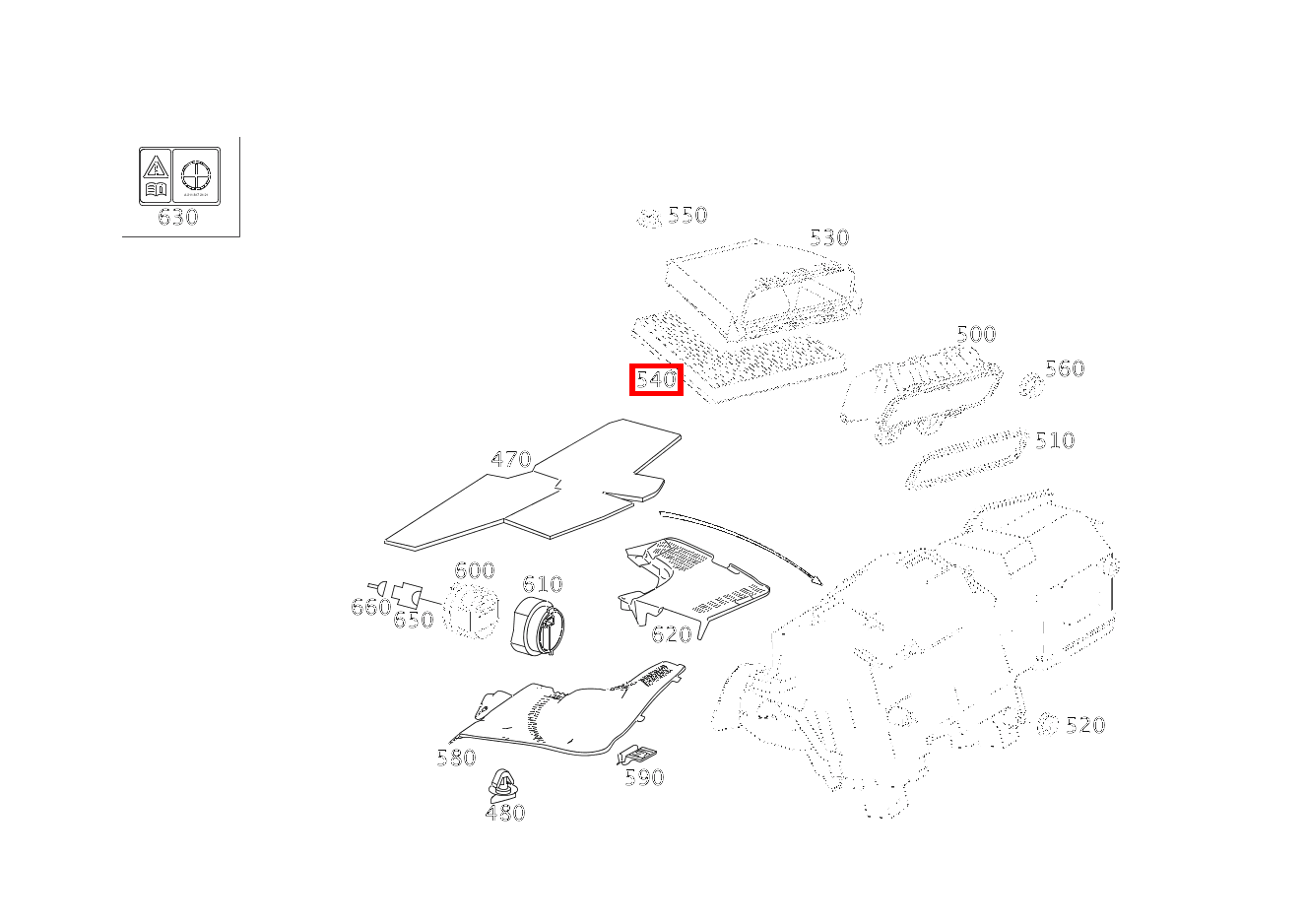 Aktivkohlefilter KOMBIFILTER E280CDI SONDERAUFB 211