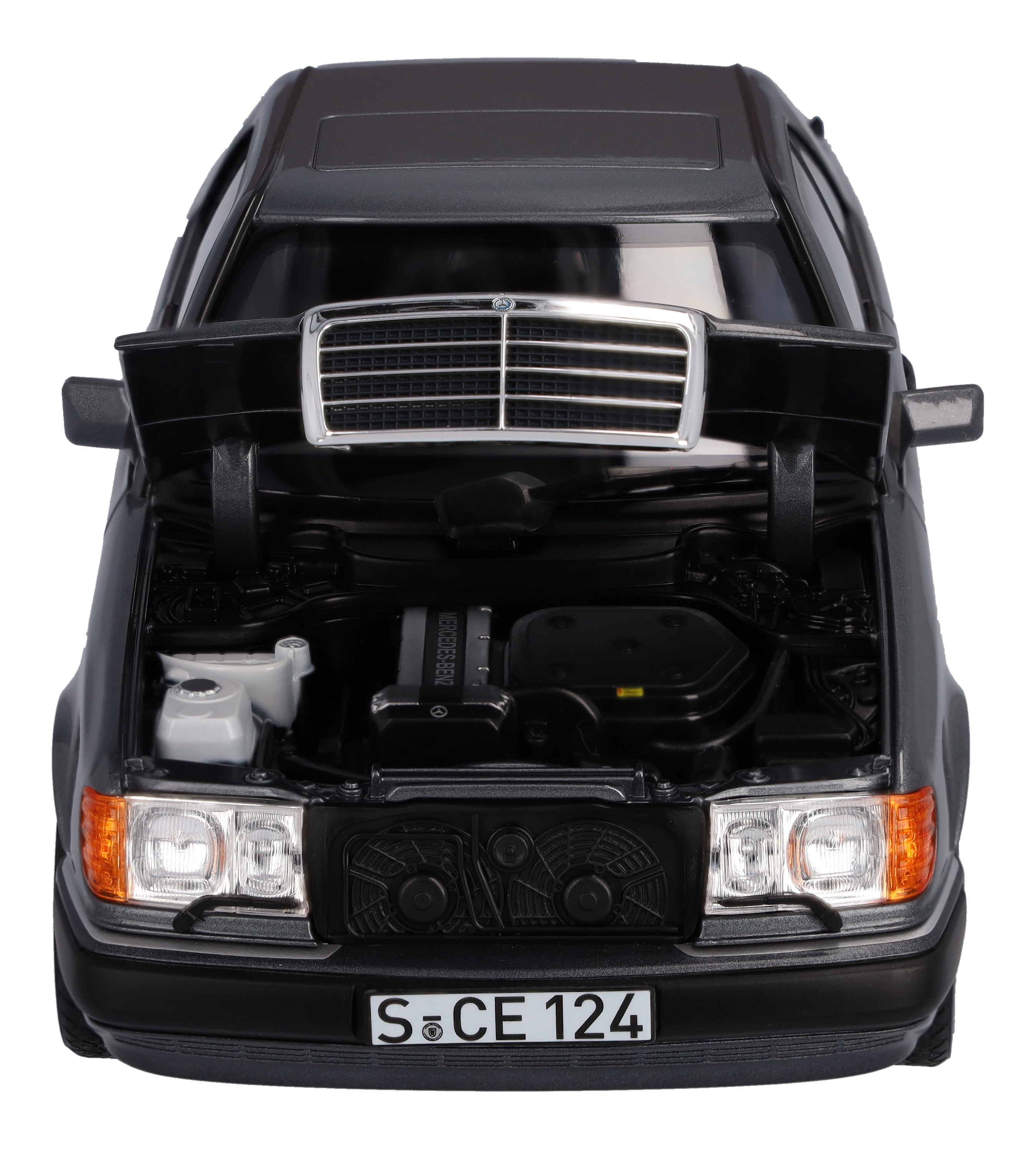 300 CE-24 Coupé C124 (1988-1992) perlmuttgrau, Norev, 1:18