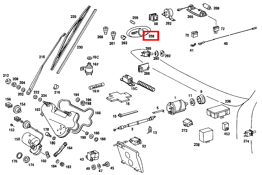 LESELEUCHTE LINKS 450 SEL 6.9 116