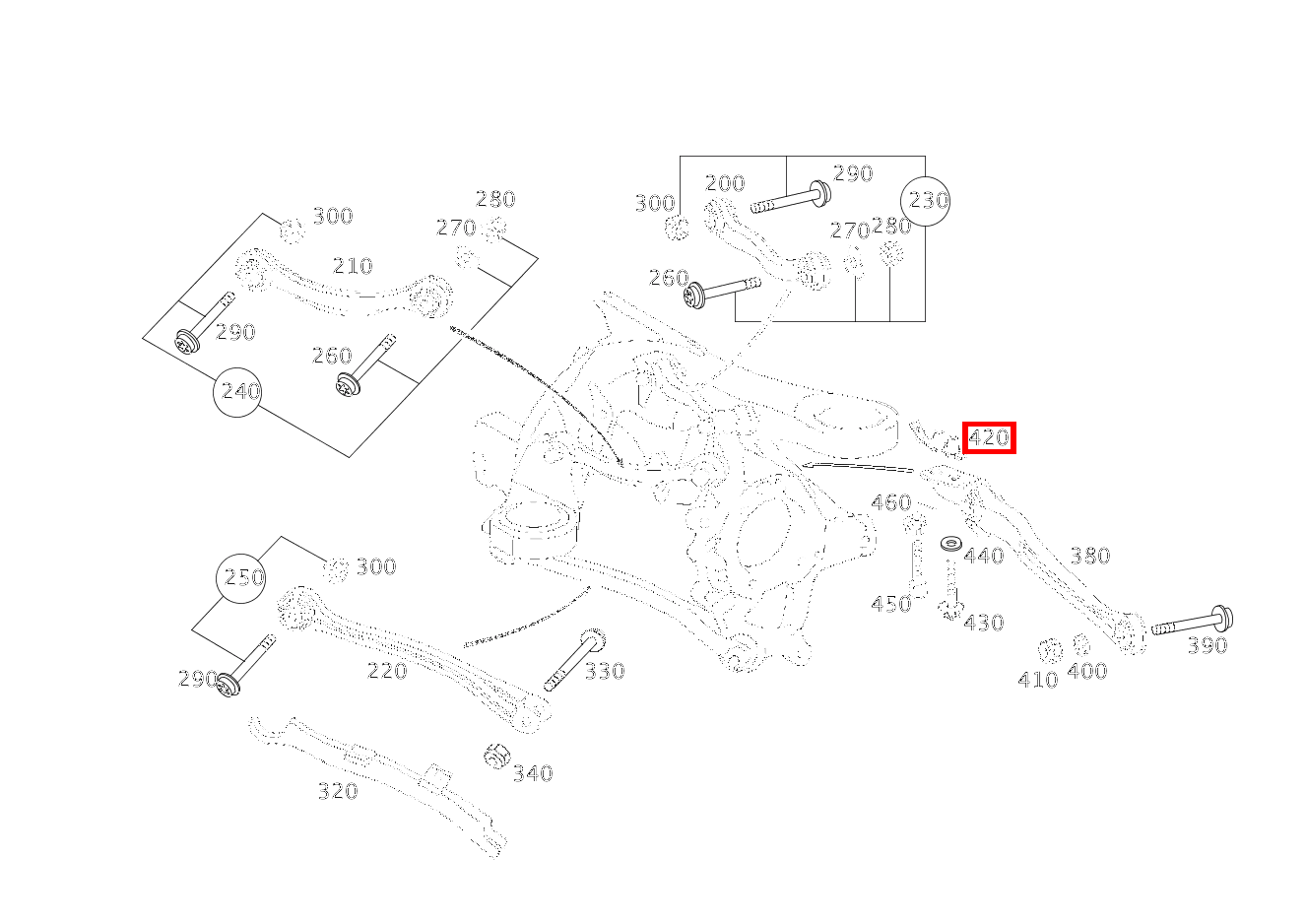 Gewindeplatte GEWINDEPLATTE SL 65 AMG Roadster BCA 230