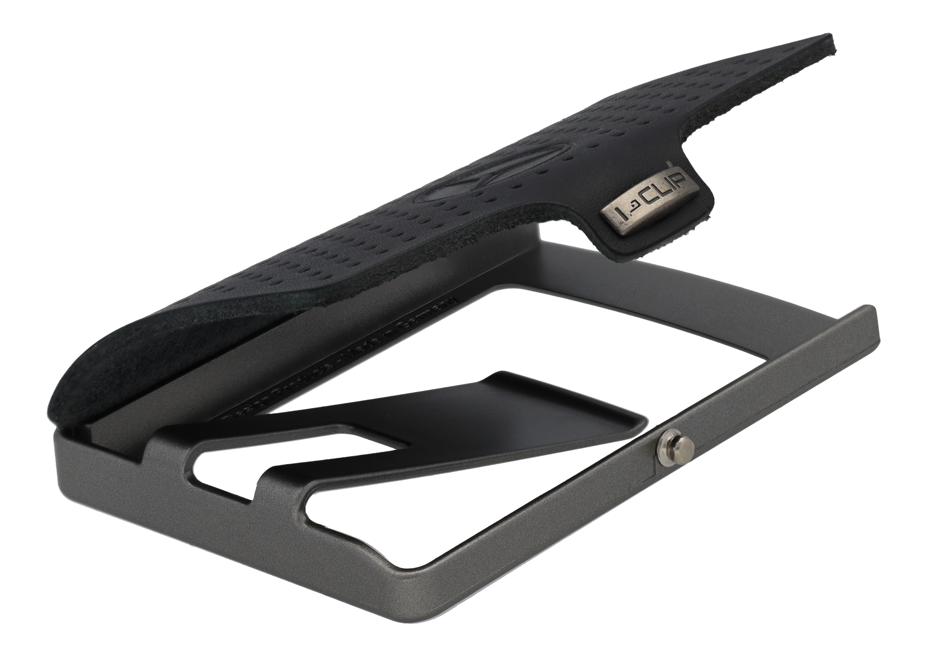 I-CLIP the wallet schwarz, Kunststoff / Rindleder