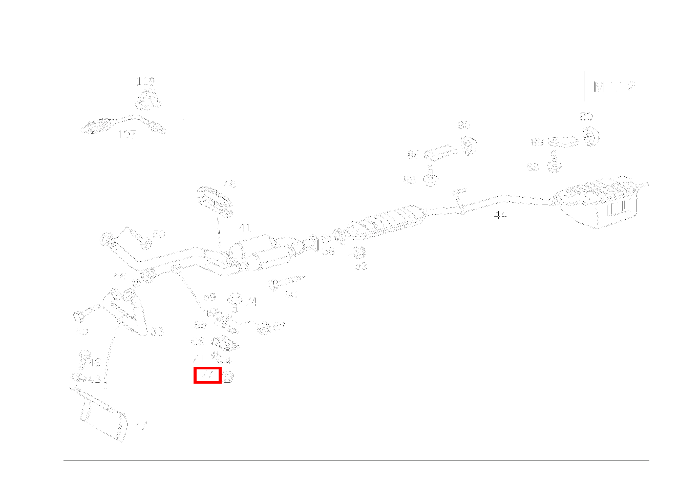 Sechskantmutter AUSPUFFROHR VORN AN GETRIEBE; M8 E 350 Limousine 211 Sechskantmutter AUSPUFFROHR VORN AN GETRIEBE; M8 E 350 Limousine 211