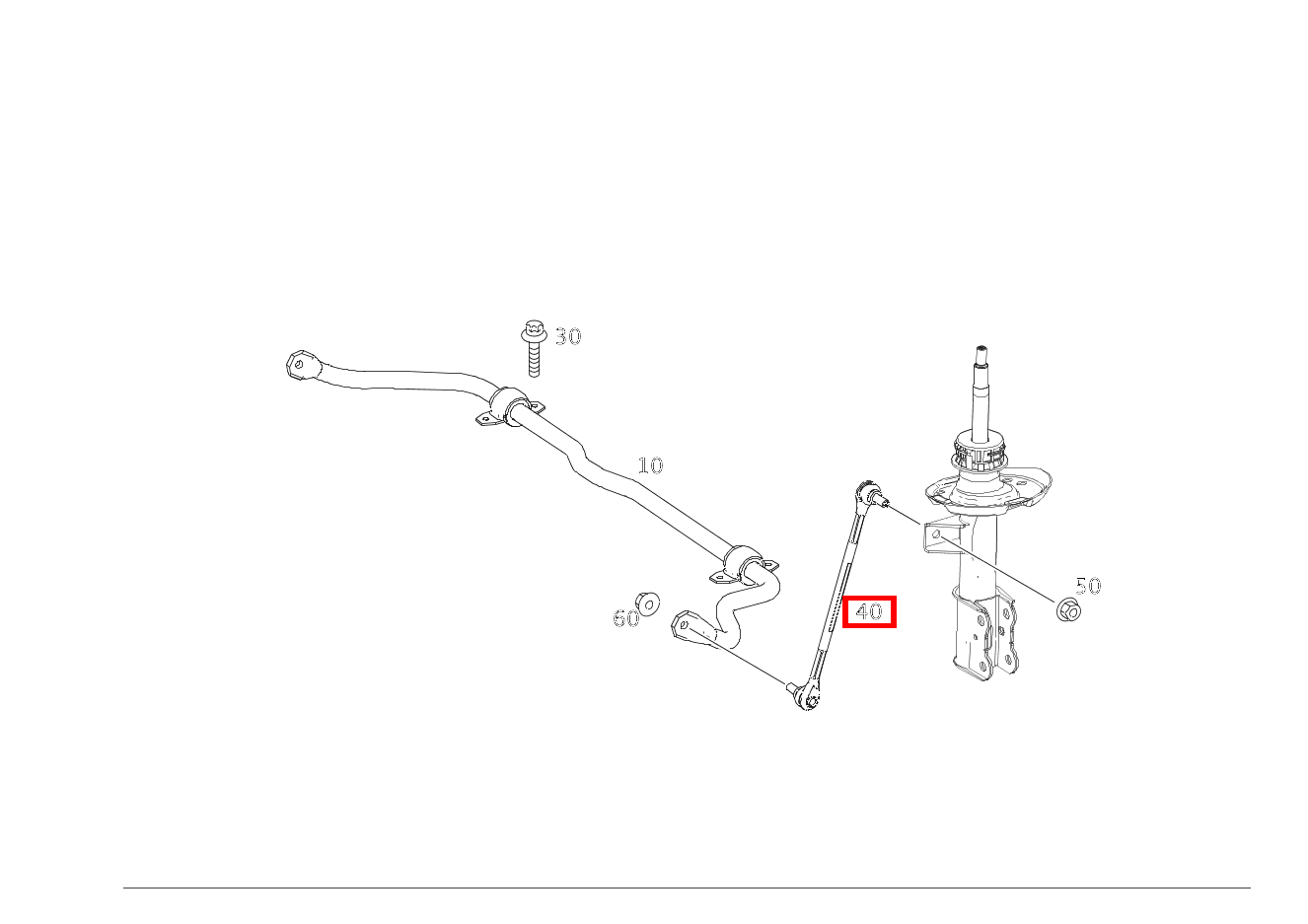 Drehstabgestänge LINKS UND RECHTS CLA 250 4MATIC Coupé 117