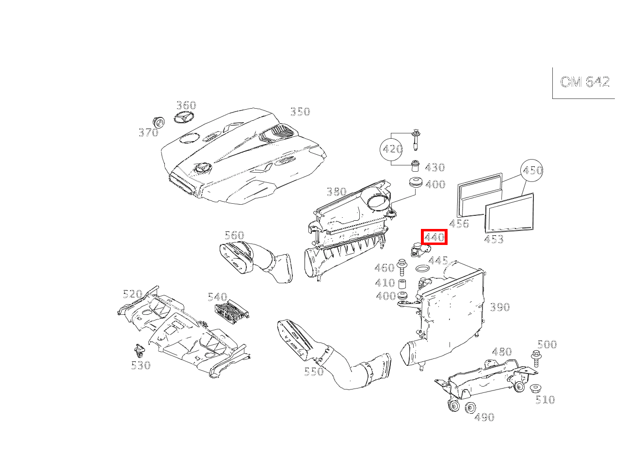 Drucksensor AN LUFTFILTERGEHAEUSE LINKS E350CDI BE CA 207 Drucksensor AN LUFTFILTERGEHAEUSE LINKS E350CDI BE CA 207