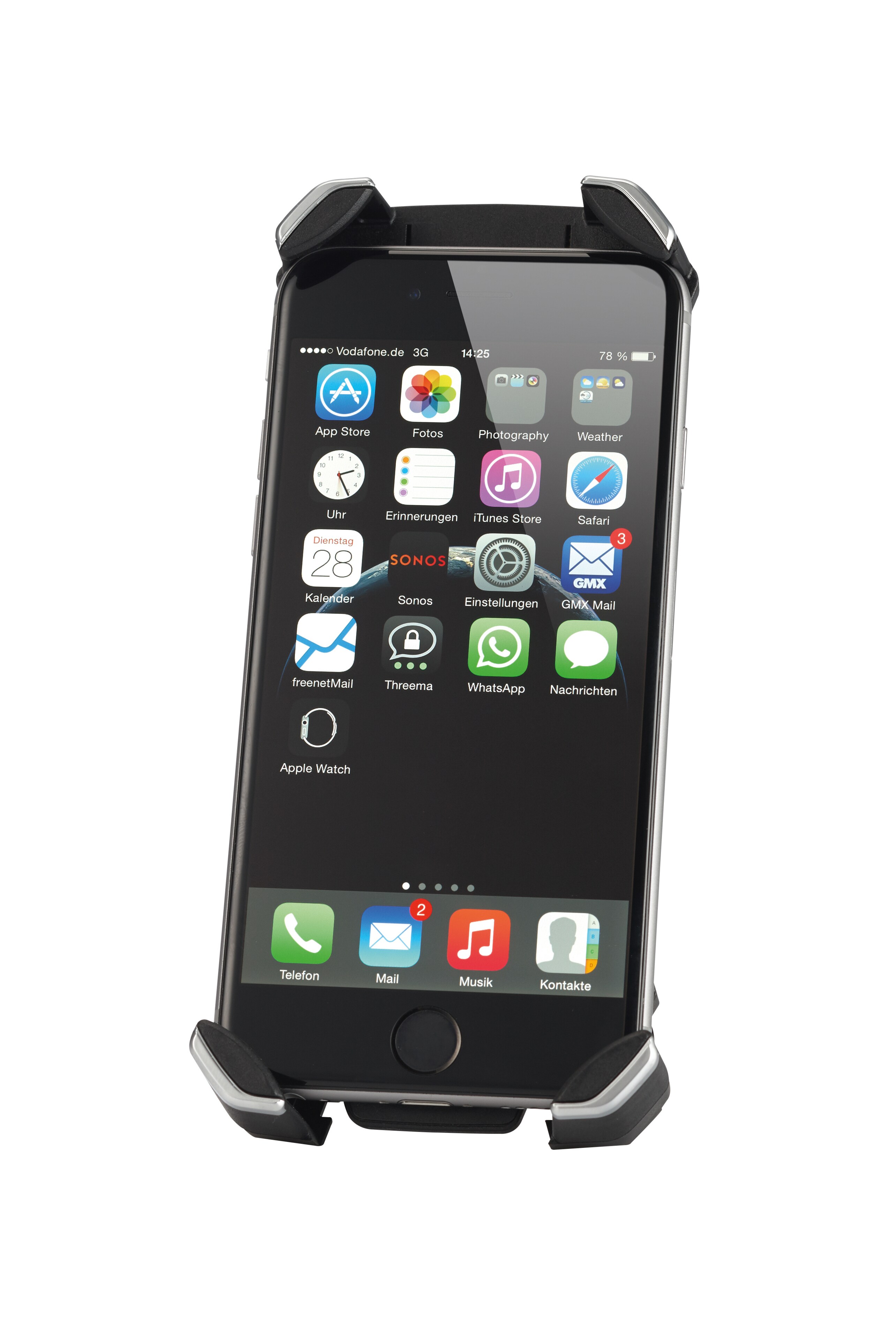 Universelle Smartphone-Aufnahmeschale