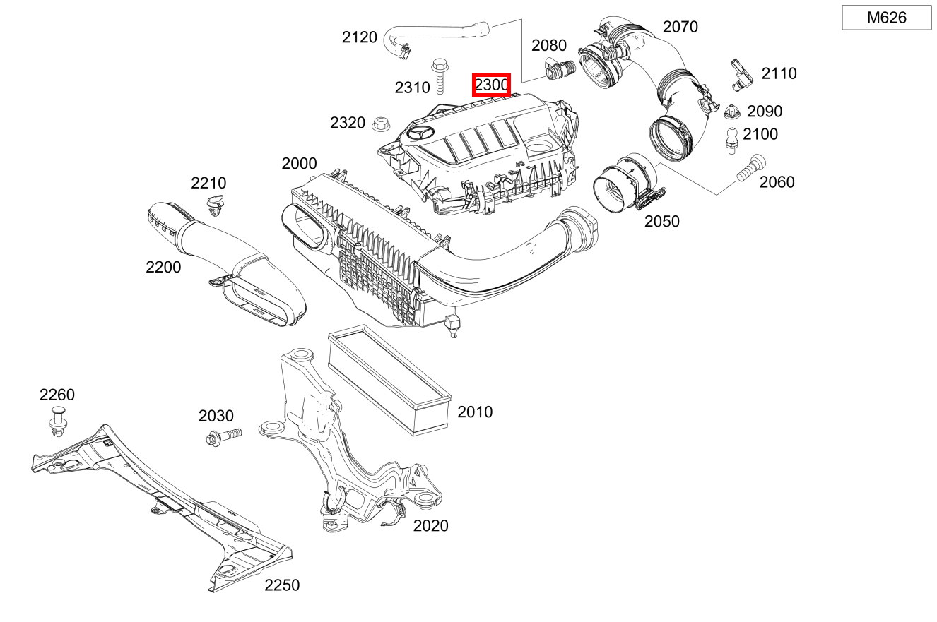 Motorabdeckung C 200 T d BCA 205 Motorabdeckung C 200 T d BCA 205