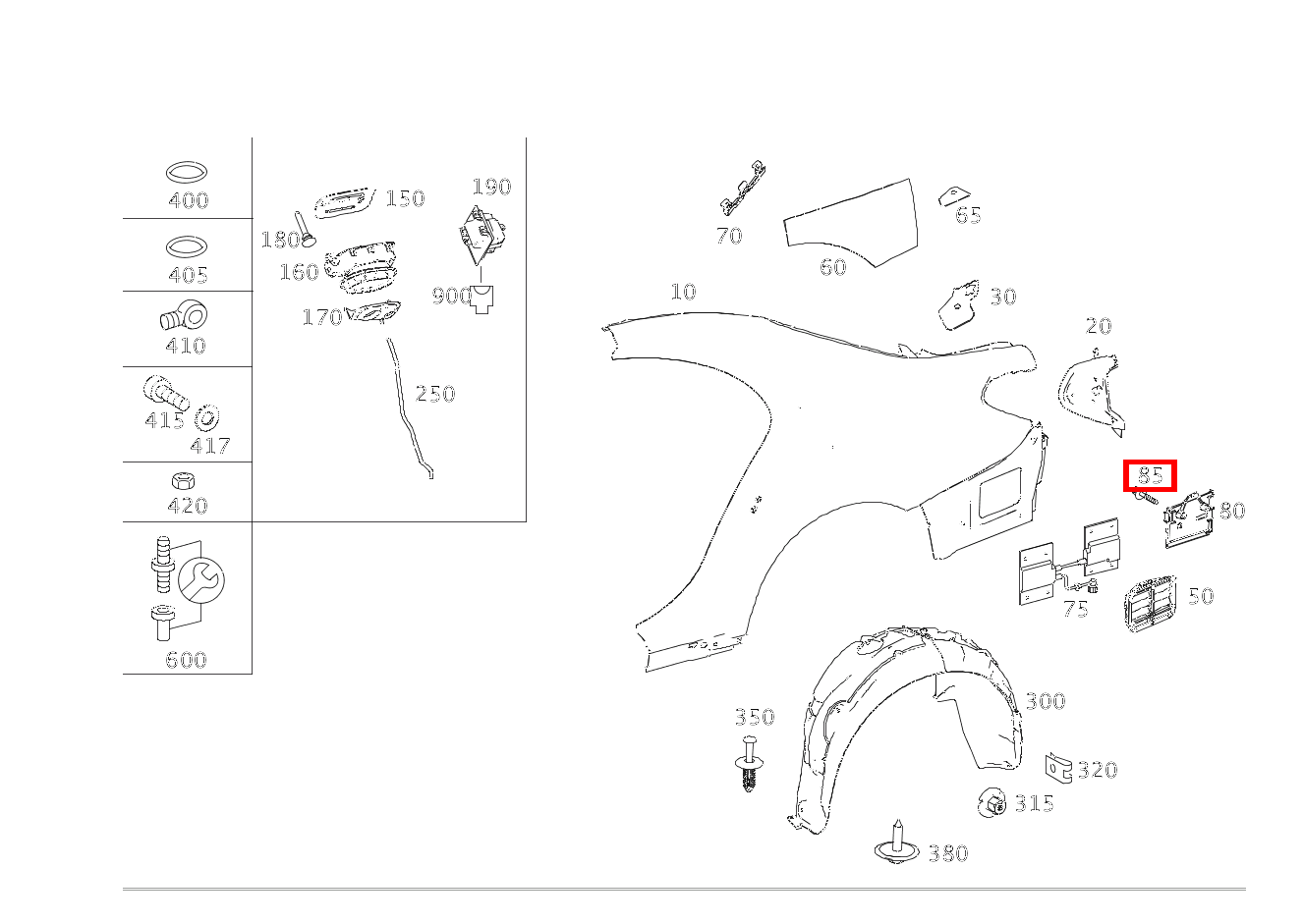 Sechsrundschraube BEFESTIGUNG HALTER; M6X16 S500 L 222 Sechsrundschraube BEFESTIGUNG HALTER; M6X16 S500 L 222