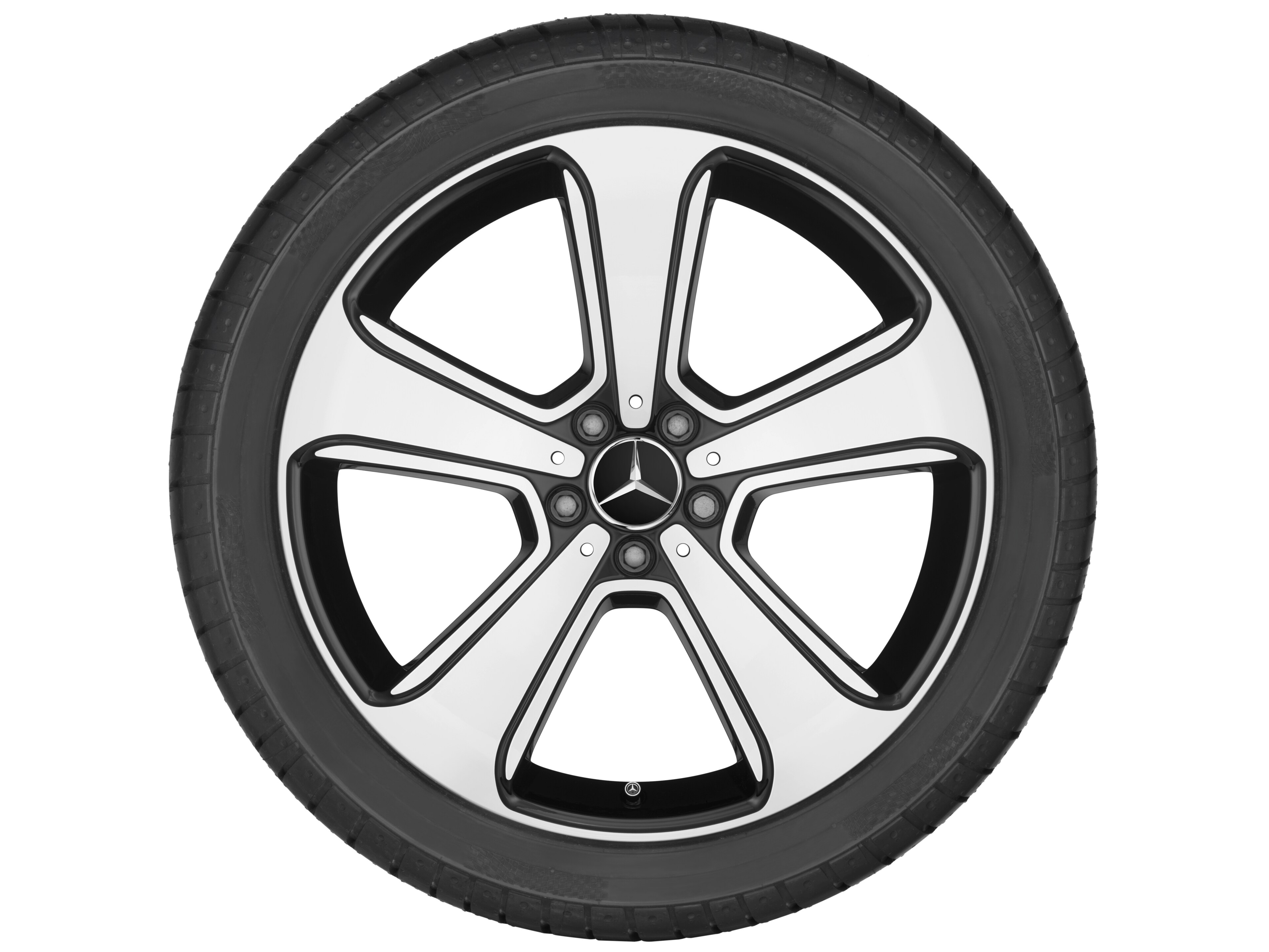 5-Speichen-Rad, 43,2 cm (17 Zoll), glanzgedre