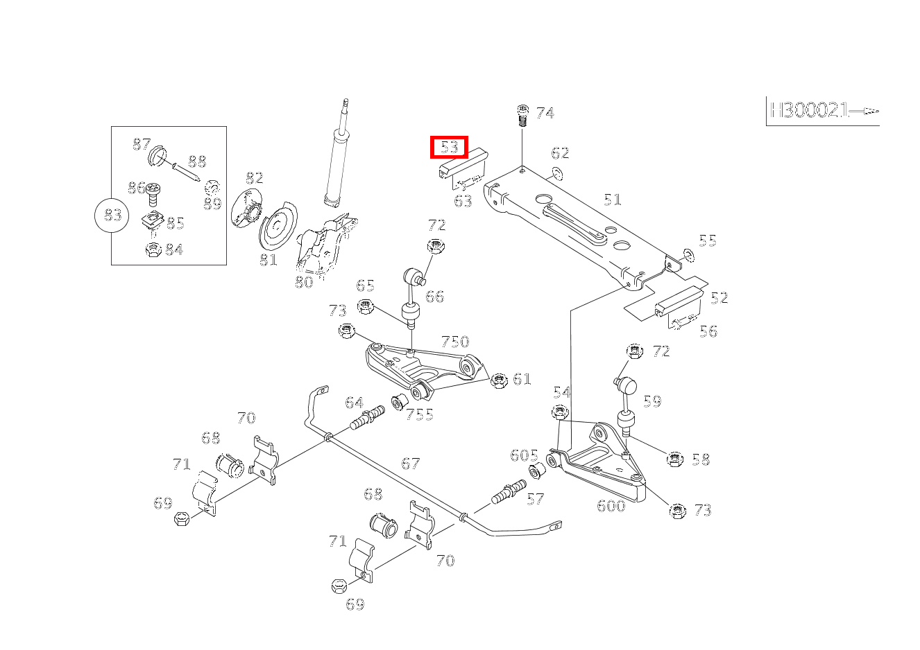 VERSTAERKUNG RE RECHTS GLC 300 de 4MATIC 254 VERSTAERKUNG RE RECHTS GLC 300 de 4MATIC 254