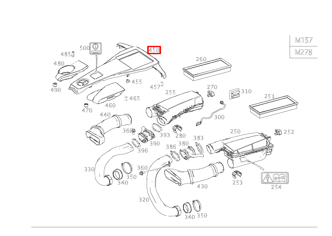 Motorabdeckung MITTE , , und weitere kaufen