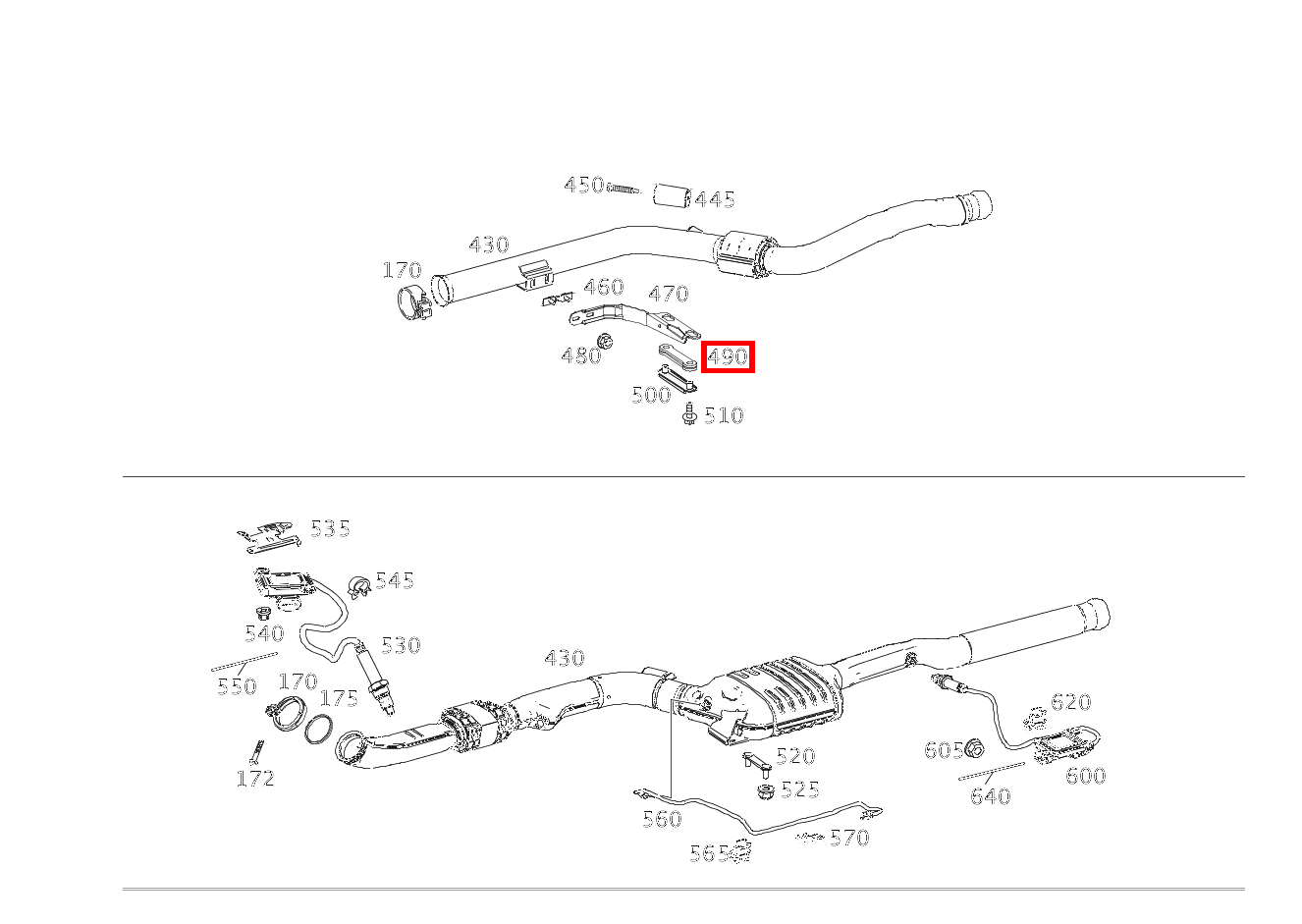 DAEMPFUNGSPLATTE AUSPUFFROHR VORN AN GETRIEBE CLS250CDI BE 218