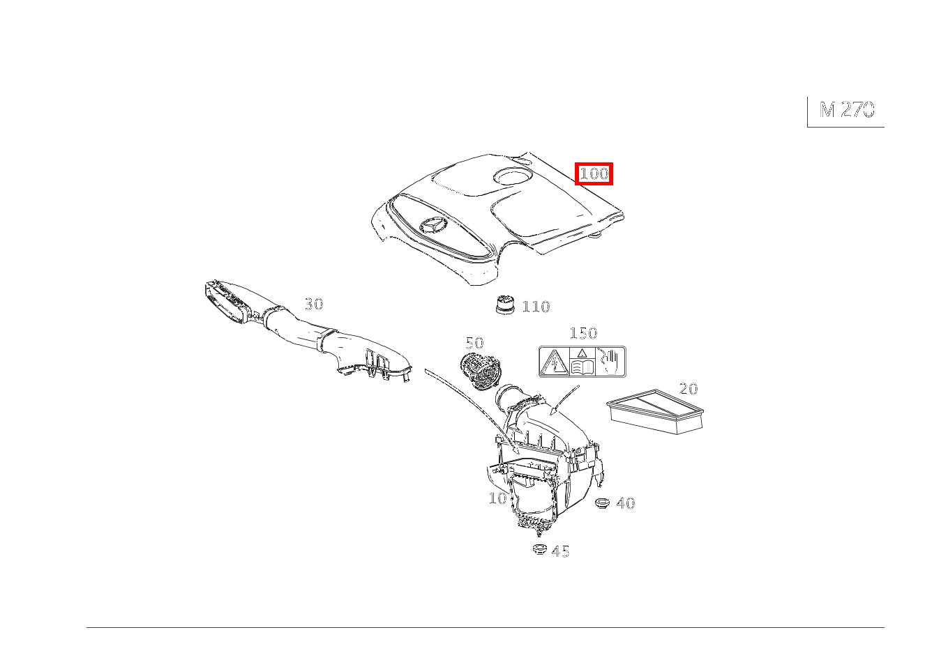 Motorabdeckung A250 Sport 176 Motorabdeckung A250 Sport 176