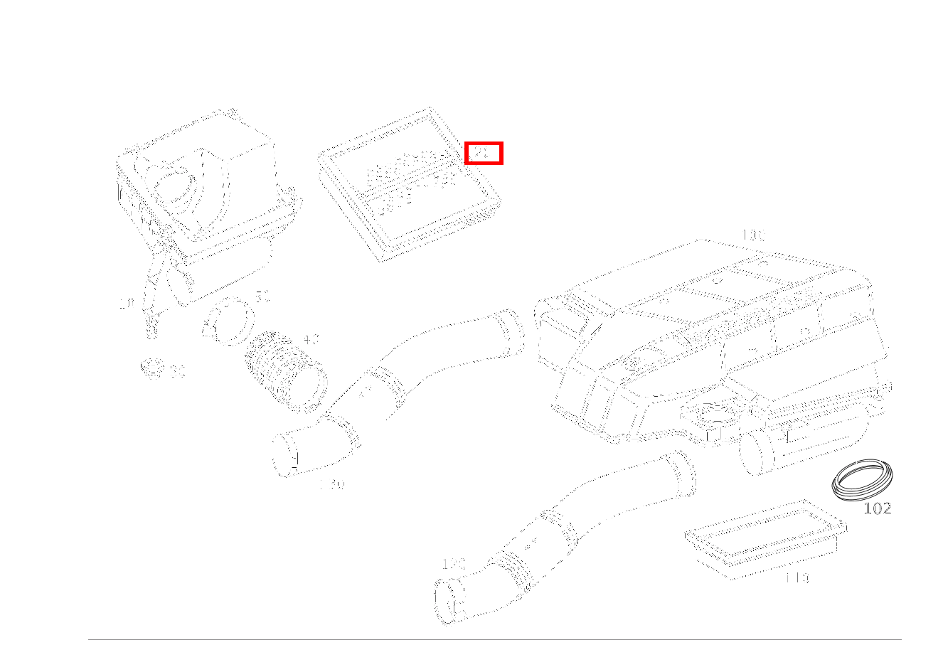 Filtereinsatz SLK 230 KOMPRESSOR Roadster 170