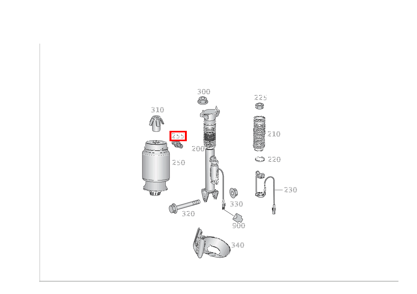 Anschlussstutzen LUFTFEDER Mercedes-AMG GLS 63 4MATIC Off-Roader 166 Anschlussstutzen LUFTFEDER Mercedes-AMG GLS 63 4MATIC Off-Roader 166