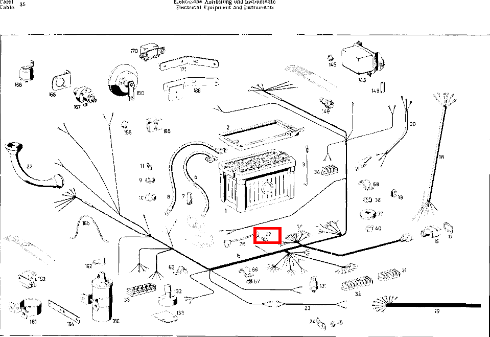 SCHRAUBE MIT RECHTECKKOPF SICHERUNGSBLECH FÜR MASSELEITUNG AN STIRNWAND 220 SE b/C 111 SCHRAUBE MIT RECHTECKKOPF SICHERUNGSBLECH FÜR MASSELEITUNG AN STIRNWAND 220 SE b/C 111