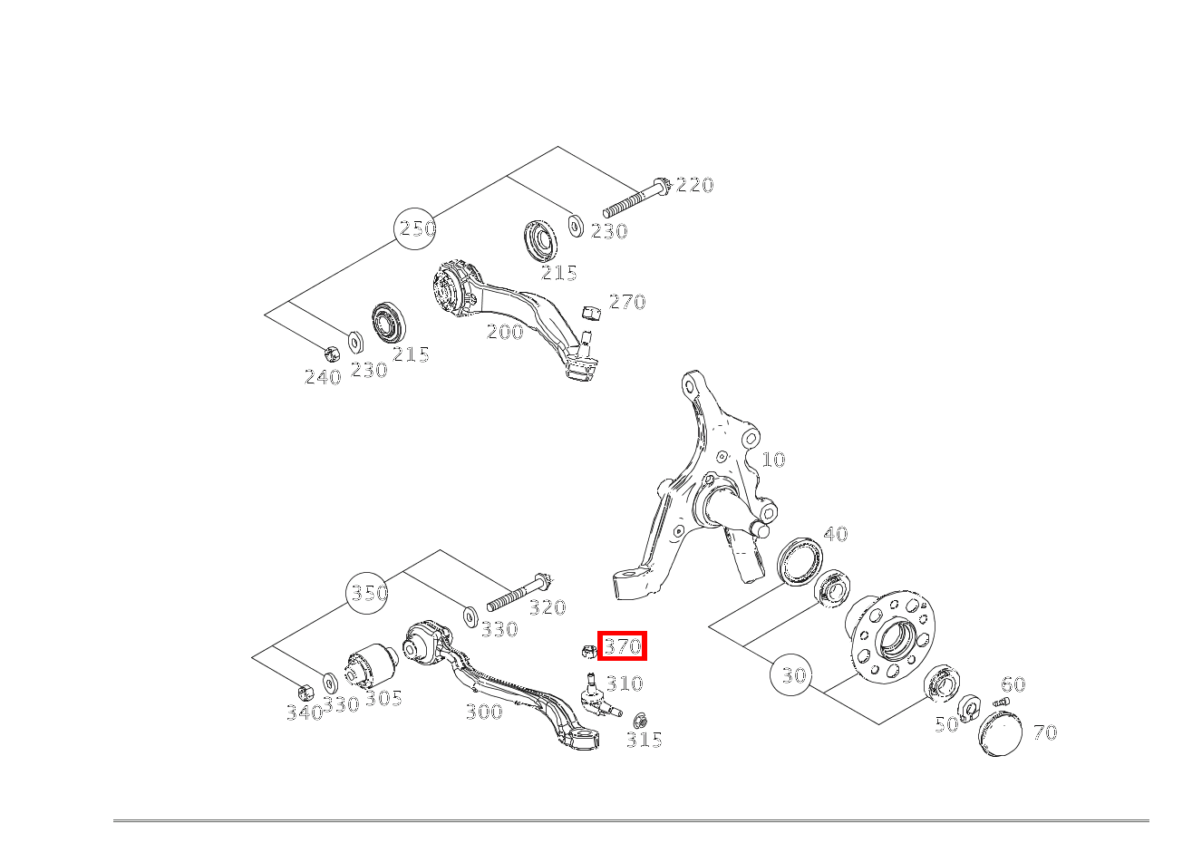 Sechskantmutter M Flansch GELENK AN QUERSTREBE, RECHTS; M14X1,5 CLS63AMG S 218