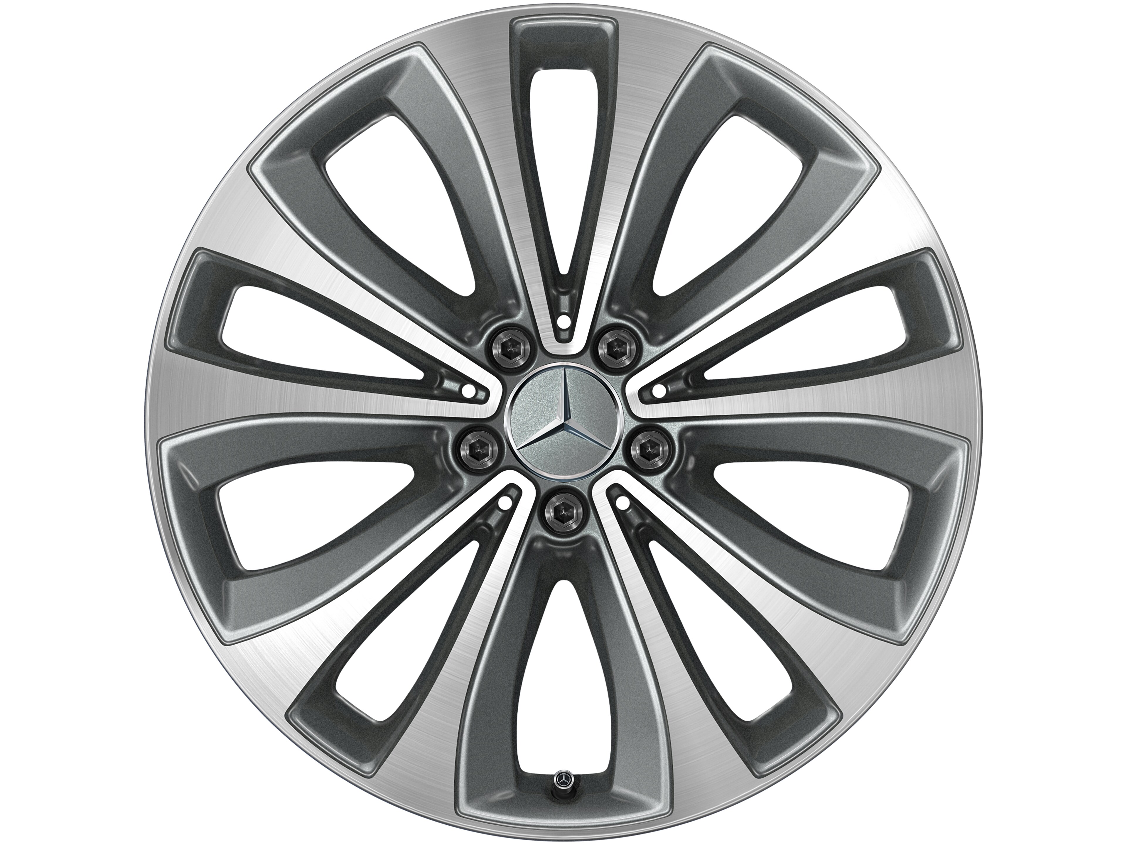Mercedes-Benz - 5-Doppelspeichen-Rad, 48,3 cm (19 Zoll), glan 5-Doppelspeichen-Rad, 48,3 cm (19 Zoll), glan