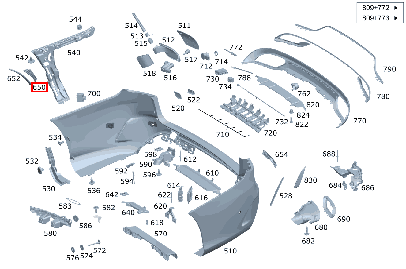 Abdeckung Stossfänger Links Mercedes-AMG C 63 T S 205 Abdeckung Stossfänger Links Mercedes-AMG C 63 T S 205