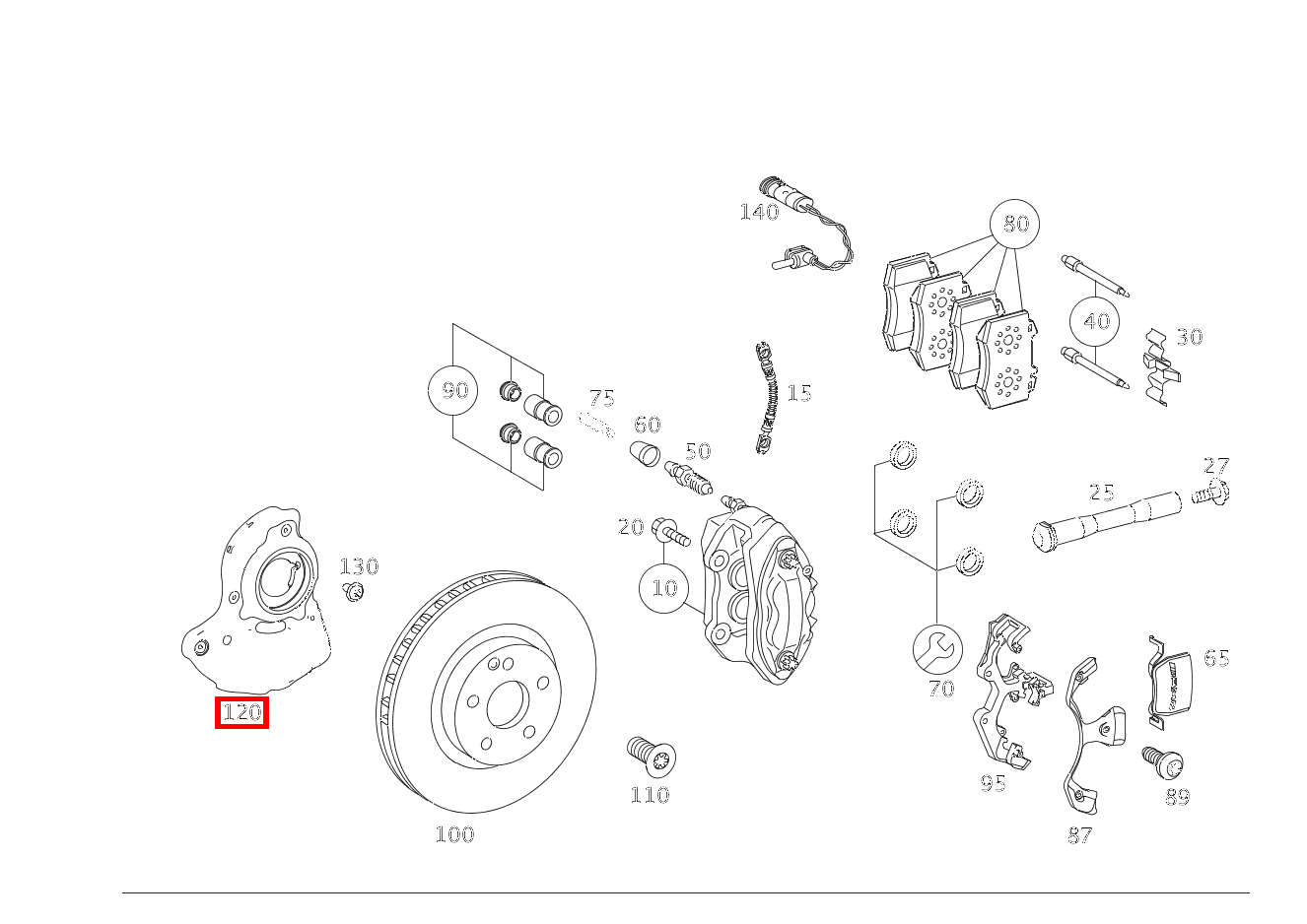Schutzblech Bremsscheibe, rechts CL500 4M BE 216 Schutzblech Bremsscheibe, rechts CL500 4M BE 216