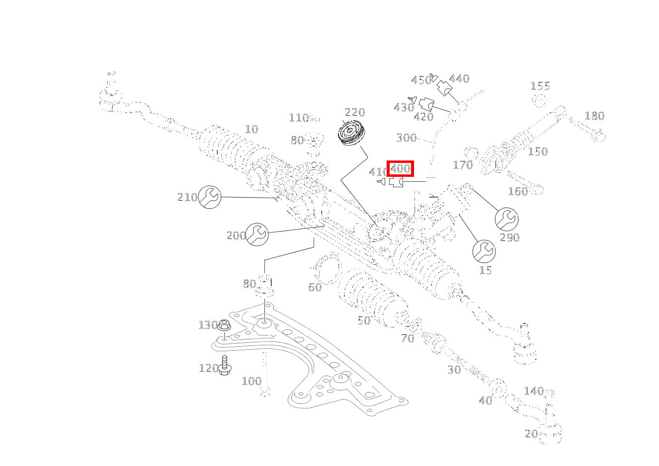 Stecker Ventil Parameterlenkung Y10; 2-PIN SLK2.8 CLS 55 AMG 219 Stecker Ventil Parameterlenkung Y10; 2-PIN SLK2.8 CLS 55 AMG 219