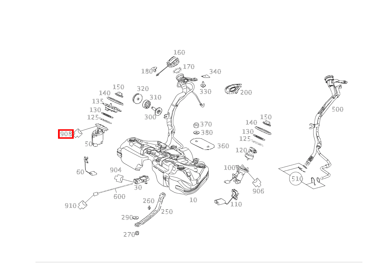 Stecker STECKVERBINDUNG KRAFTSTOFFPUMPENLEITUNGSSATZ X36/3; 7-PIN SLK2.8, MLK1.2 GLK 350 4MATIC 204 Stecker STECKVERBINDUNG KRAFTSTOFFPUMPENLEITUNGSSATZ X36/3; 7-PIN SLK2.8, MLK1.2 GLK 350 4MATIC 204